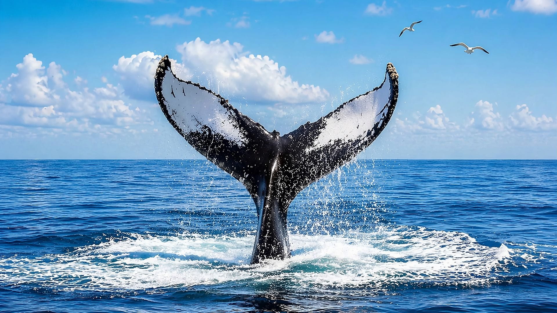 Boston Whale Watching Tours Official Website Background — multiple humpback whales breaching at golden sunset on the Atlantic