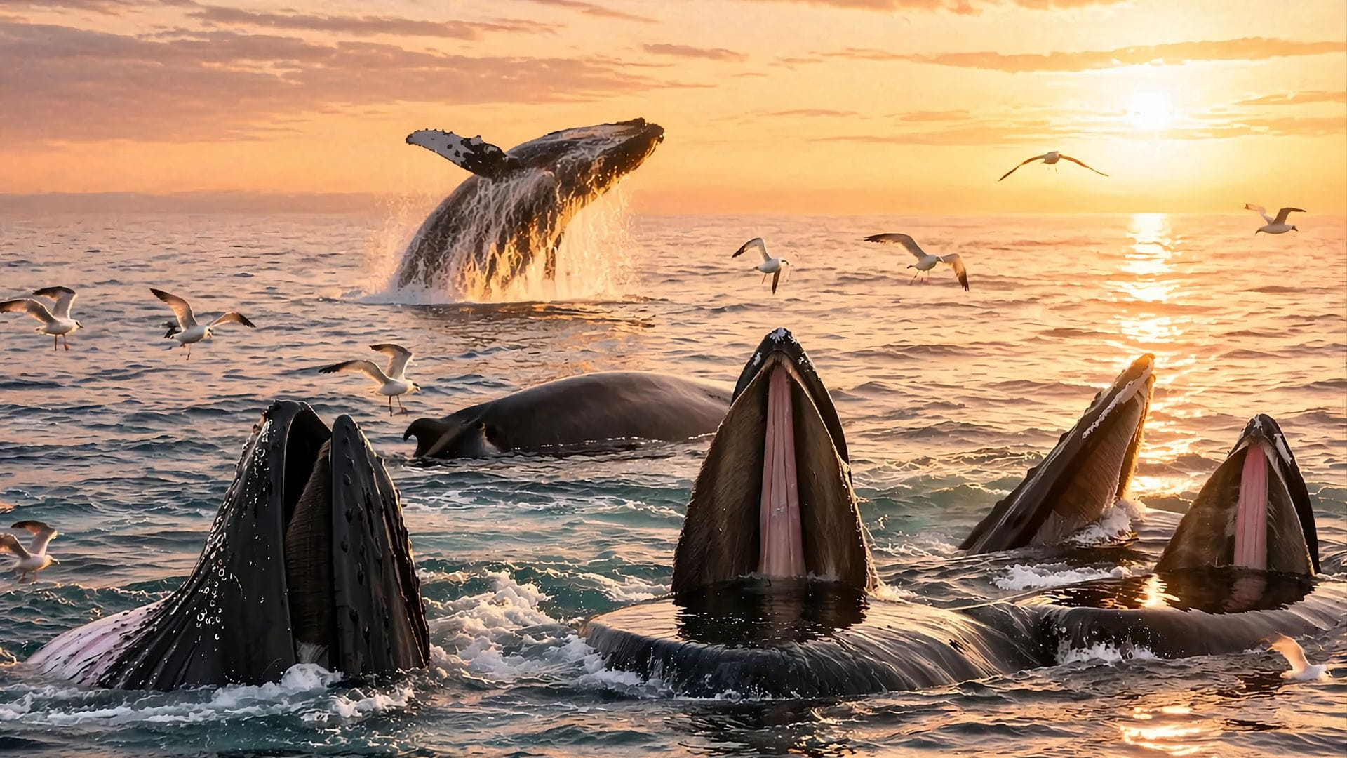 Whale Watching Tours Boston — humpback whale breaching alongside an excursion vessel with guests watching